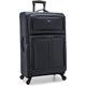 U.S. Traveler Anzio Softside Erweiterbares Spinner Gepäck, grau dunkel, Checked-Large 30-Inch, Anzio Softside Erweiterbarer Trolley