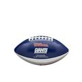 Wilson American Football NFL CITY PRIDE, New York Giants, Mischleder, Für Freizeitspieler, Blau/Grau, WTF1523XBNG