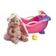 Partner Jouet HKT16305 Babypuppe, Badewanne