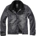 Brandit Sherpa Denim Jacket, black, Size M