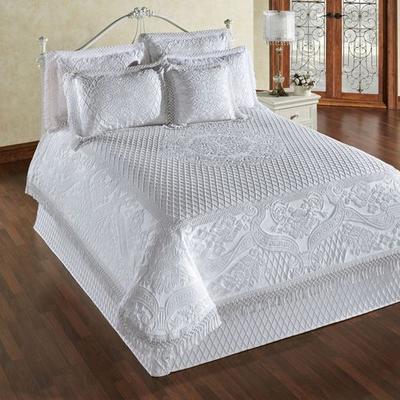 Madeira Coverlet, Queen, White