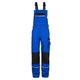 TMG® Work Bib and Brace Overall for Men, Work Dungarees with Knee Pad Pockets Blue W54 L31