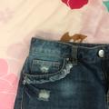 Levi's Shorts | 27 Harper Denim Distressed Denim Shorts | Color: Blue/White | Size: 27