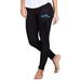 Women's Concepts Sport Black Carolina Panthers Lightweight Fraction Lounge Leggings