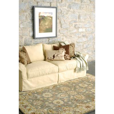 Tranquillity 9' x 12' Traditional Wool Charcoal/Taupe/Dark Brown/Medium Gray/Light Beige/Tan/Yellow/MediumGray/DarkBrown/Dark Brown/Medium Gray Area Rug - Boutique Rugs