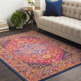 Inverkeithing 8'10" x 12'6" Traditional Burnt Orange/Teal/Ivory/Burgundy/Mustard/Navy Area Rug - Hauteloom