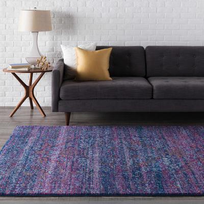 Stonewall 2' x 2'11" Traditional Teal/Burnt Orange/Burgundy/Navy/BurntOrange/Burnt Orange Area Rug - Boutique Rugs