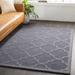 Ropesville 2' x 3' Modern Wool Gray/Medium Gray Area Rug - Hauteloom