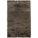 Erial 8' x 10' Modern Shag Plush Solid Medium Gray Area Rug - Hauteloom