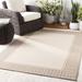 Muncie 8'10" x 12'10" Cottage Beige/Brown/Dark Red Outdoor Area Rug - Hauteloom