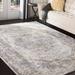 Beebe 2'7" x 4'11" Traditional White/Ivory/Black/Brown/Gray/Olive/Light Slate/Dark Red Area Rug - Hauteloom