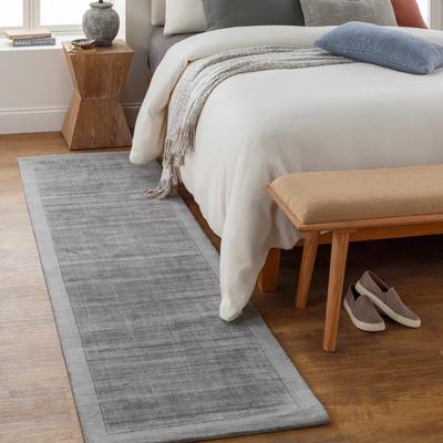 Alcester 8' x 10' Modern Medium Gray Area Rug - Boutique Rugs