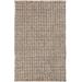 Dorr 8' x 11' Texture Jute Natural Fiber Wool Dark Brown/Beige/Brown/Dark Red Area Rug - Hauteloom