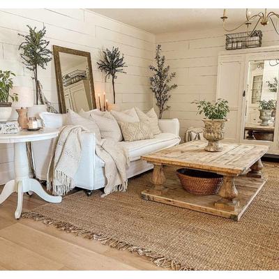 Oaks 2'6" x 8' Cottage Jute Beige Runner - Boutique Rugs