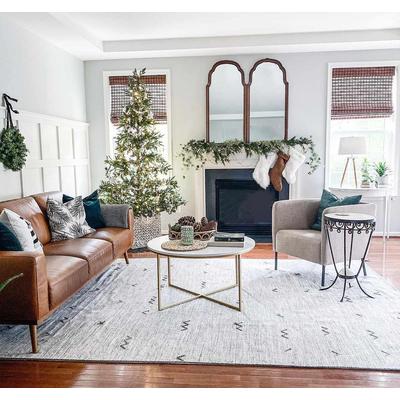 Yelm 2' x 3' Wool Light Gray/Light Brown/LightGray/LightBrown/Light Gray/Light Brown Area Rug - Boutique Rugs