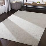 Bolsover 6'7" x 9'6" Traditional Gray/Off White Area Rug - Hauteloom