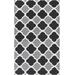 Moorpark 8' x 11' Transitional Flat Weave Moroccan Trellis Wool Black/Gray/Ivory Area Rug - Hauteloom