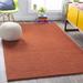 Welch 8' x 11' Modern Wool Burgundy Area Rug - Hauteloom