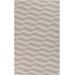 Balsam 8' x 11' Modern Solid Stripes Wool Light Gray/Slate/Medium Gray/Slate/Slate Blue Area Rug - Hauteloom