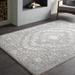 Battleview 7'10" x 10'2" Traditional Charcoal/Tan/Light Beige/Beige Area Rug - Hauteloom