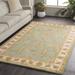 Lagrange 5' x 8' Traditional Wool Grass Green/Sage/Light Olive/Medium Brown/Medium Green/Rust/Tan/Light Beige/Brick Red/Rust/Camel/Lime Green/Peach Area Rug - Hauteloom