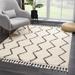 West End 5'3" x 7'3" Bohemian/ Charcoal/Light Beige/Peach Area Rug - Hauteloom