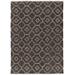 Astoria 8' x 10' Natural Fiber Jute Black/Cream/Tan Area Rug - Hauteloom