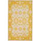 Drytown 5'6" x 8'6" Traditional Handmade Updated Traditional Wool Burnt Orange/Mustard/Light Beige/Orange/Peach Area Rug - Hauteloom