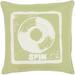 Marcoola 20" Square Cottage Cotton Cream/Light Olive/Olive Throw Pillow - Hauteloom