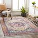 Kotlik 8'11" x 12'4" Traditional Navy/Burnt Orange/Fuchsia/Gray/Light Beige/Light Blue/Mustard/Light Slate/Peach Area Rug - Hauteloom