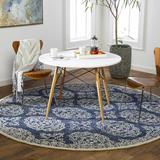 Glenoma 9' x 12' Traditional Wool Beige/Charcoal/Gray/Light Beige/Light Blue/Navy/Peach Area Rug - Hauteloom