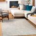 Cowbridge 2' x 3' Modern Cream/Light Gray/Charcoal/Light Beige/Medium Gray/Peach Area Rug - Hauteloom