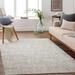 Hollywell 2' x 2'11" Modern Cream/Light Gray/Charcoal/Light Beige/Medium Gray/Peach Area Rug - Hauteloom