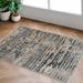 Sywell 10' x 13'11" Modern Light Gray/Charcoal/Beige/Dark Blue/Blue/Light Beige/Tan/Peach Area Rug - Hauteloom