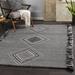 Eaglesham 6' x 9' Wool Black/White Area Rug - Hauteloom