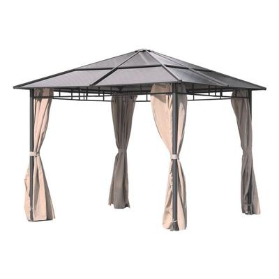 Garden Pleasure Pavillon »Napa« grau, 295x275x295 cm