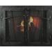 Williston Forge Koval Cabinet Style Steel Fireplace Door Steel in Brown | 28 H x 38 W x 3 D in | Wayfair 9A63A25F6BF541A18847DEED935A8D51