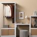 Dotted Line™ Julio 32.1" W Closet System Walk-in Tower Manufactured Wood in White | 76.9 H x 32.1 W x 16.4 D in | Wayfair