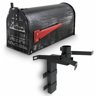 US Mailbox Amerikanischer Briefkasten Letterbox mit Halterung Wandbriefkasten Retrolook