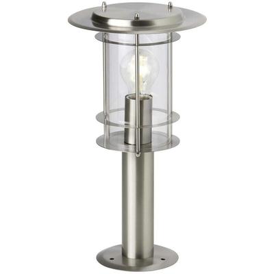 Brilliant - Lampe York Außensockelleuchte 40cm edelstahl 1x A60, E27, 40W, geeignet für