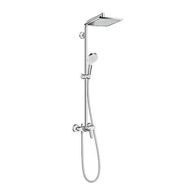 Hansgrohe - Crometta e 240 Showerpipe 27284000 chrom, 1jet, 24 x 24 cm, mit Einhebelmischer