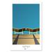 Los Angeles Dodgers 11" x 17" Minimalist Dodger Stadium Wall Art