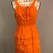 Anthropologie Dresses | Anthropologie Maeve Orange Tiered Dress Size 4 | Color: Orange | Size: 4