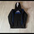 Adidas Tops | Adidas Black And Light Blue Hoodie Unisex Xlg | Color: Black/Blue | Size: S