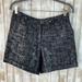 Anthropologie Shorts | Anthropologie Street Metallic Navy Dressy Shorts 6 | Color: Blue/Gold | Size: 6