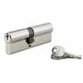 Thirard - Cylindre à clé crantée 40 x 50 mm 3 clés avec vis de 40 mm nickelé