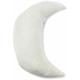 Thedecofactory - comete - Coussin extra-doux en forme de lune rose 30x45 - Blanc