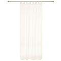 Paire de voilages pattes 140x240 cm blanc - Blanc