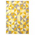 Impalo - Tapis kilim scandivian en laine Fait main Care&Fair Jaune - 80x150 - Jaune