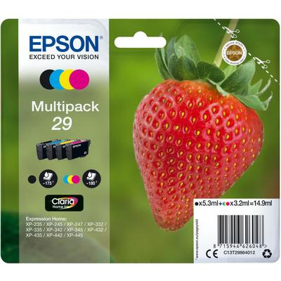 EPSON Multipack T2986 - Fraise - Noir. Cyan. Magenta. Jaune (C13T29864012)